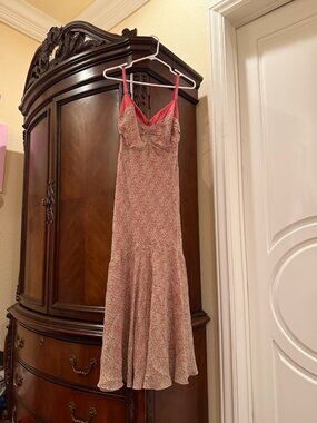 Anne Klein Red Floral Dress